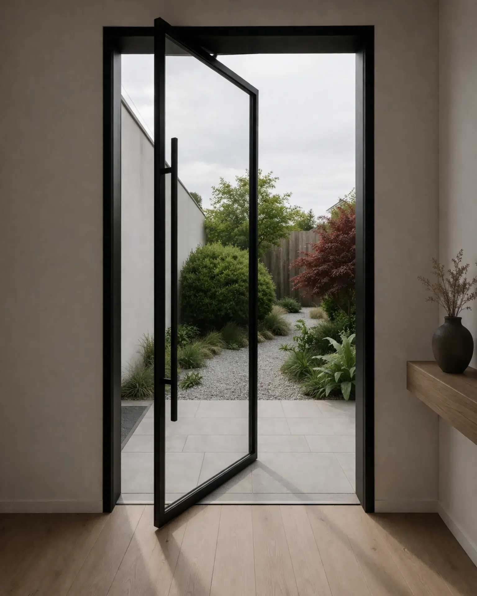 VLX 100 Pivot Door in Los Angeles, CA | Hale Windows Los Angeles - detail 1